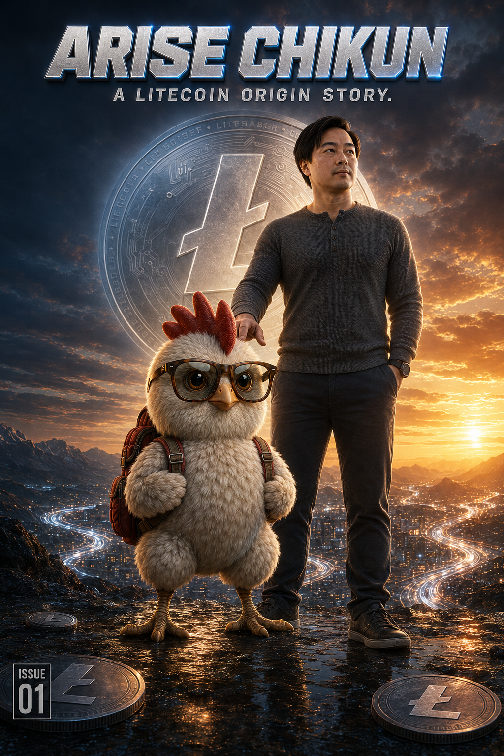 Arise Chikun - A Litecoin Origin Story Cover Art