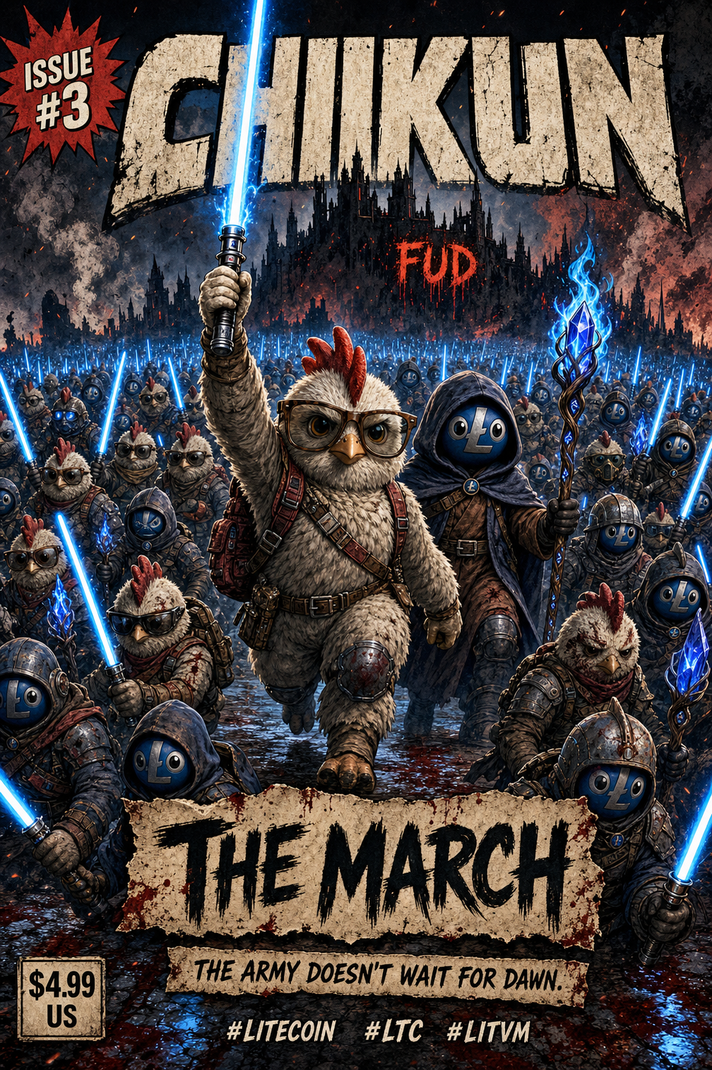 Chikun #3 - The March Cover Art