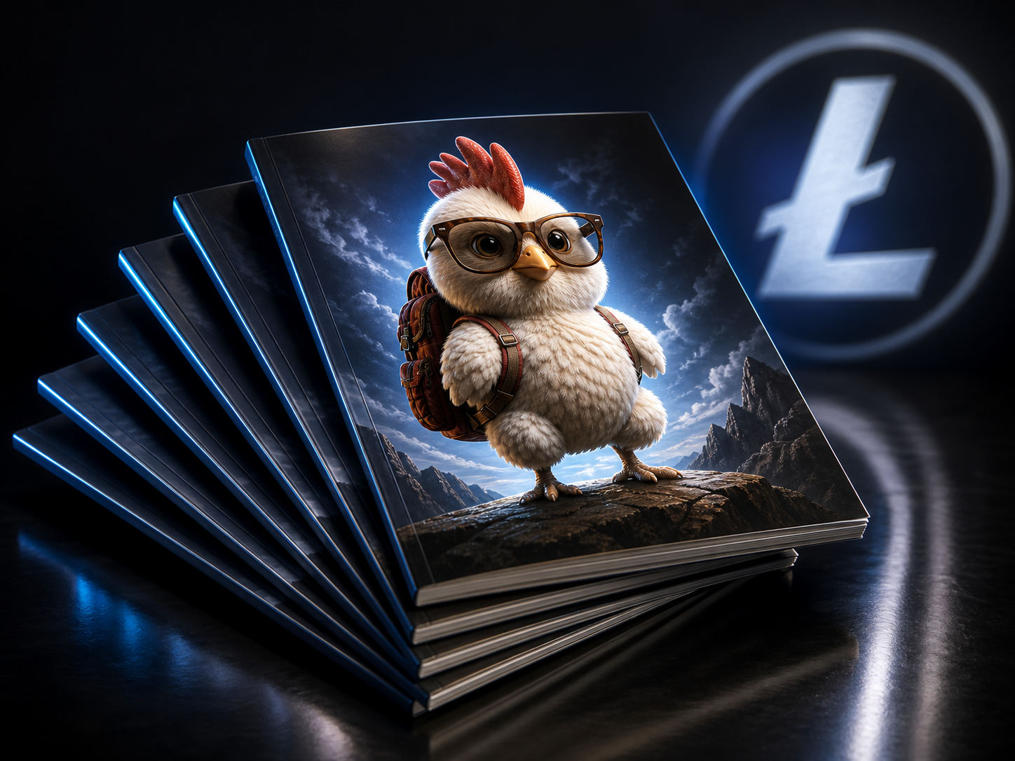 Litecoin Horizon comic print editions