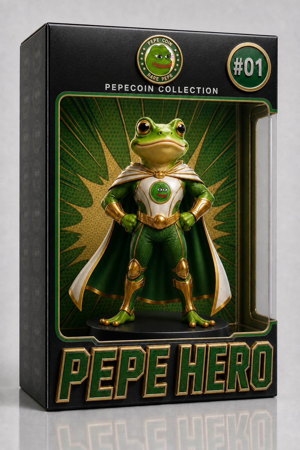 Pepe Hero — boxed collector figurine